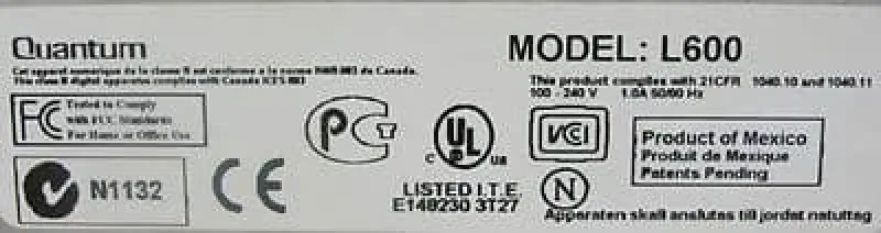 Quantum L3-1/8-L2L-R ValueLoader LTO Ultrium 2 Autoloader - 1.6TB (Native) / 3.2TB (Compressed) - SCSI