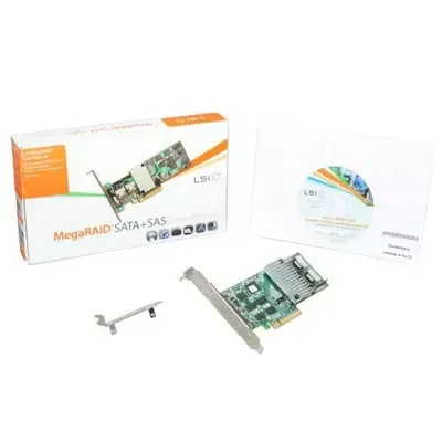 L5-25239-22 - LSI Logic MegaRAID 9261-8i 6GB 8-Port PCI-Express 2.0 X8 SATA/SAS RAID Controller with 512MB Cache