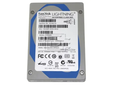 LB806M - SanDisk Lightning Mixed-Use 800GB SAS 6Gb/s 2.5-Inch Solid State Drive