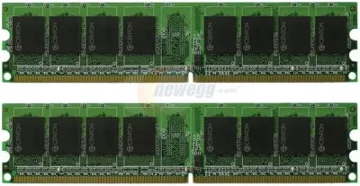 Centon LCMPC1G/800DR 1GB DDR2-667MHz PC2-5300 Non-ECC Unbuffered CL5 240-Pin UDIMM 1.8V Dual Rank Memory Module