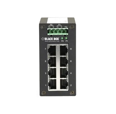 LGH008A - Black Box Corporation 10/100/1000Base-T 8 x Ports Layer-2 Managed Gigabit Ethernet Network Switch