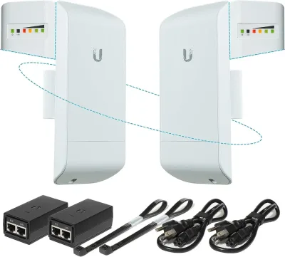 LOCOM5-US - Ubiquiti NanoStation IEEE 802.11n 150Mbps Wireless Bridge