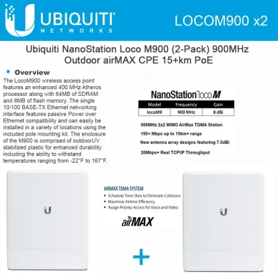 LOCOM9 - Ubiquiti Outdoor airMAX CPE