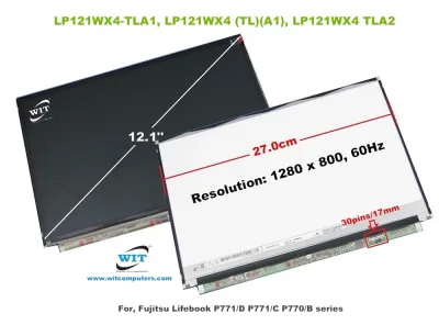 LP121WX3-TLA2 - LG 12.1-inch (1280 x 800) WXGA LED Panel