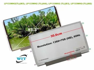 LP133WH2-TLA1 - LG 13.3-inch (1366 x 768) WXGA LED Panel
