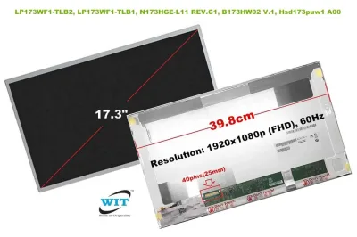 LP173WF2-TLC1 - LG 17.3-inch (1920 x 1080) WUXGA LED Panel