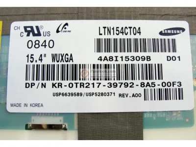 LTN154CT04 - Samsung 15.4-inch (1920 x 1080) WUXGA LED Panel