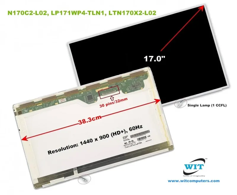 LTN170WA-L01 - Samsung 17-inch (1440 x 900) WXGA+ LCD Panel
