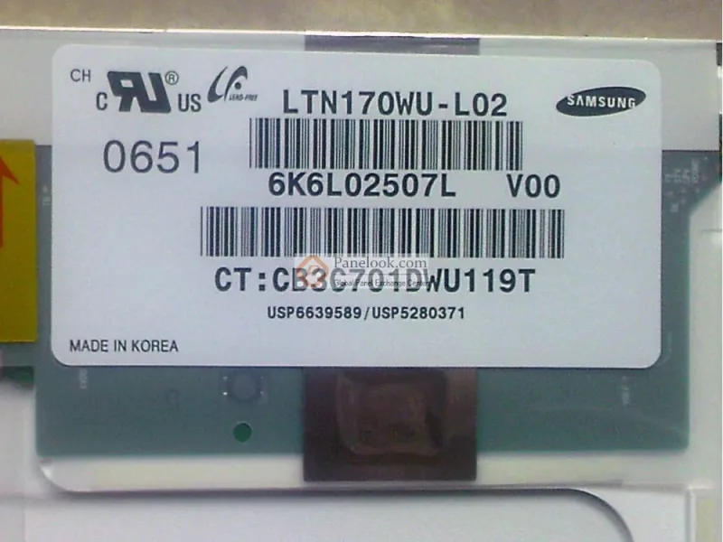 LTN170WU-L02 - Samsung 17-inch (1920 x 1200) WUXGA LCD Panel