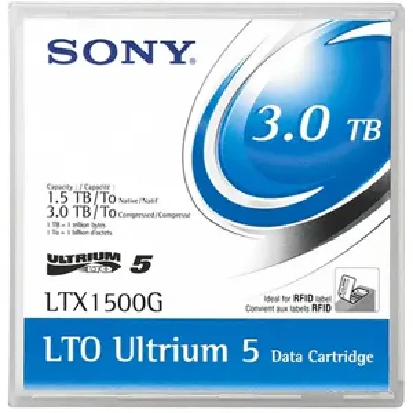 LTX1500W - Sony LTX1500W LTO Ultrium 5 WORM Data Cartridge - LTO Ultrium - LTO-5 - 1.50 TB (Native) / 3 TB (Compressed)