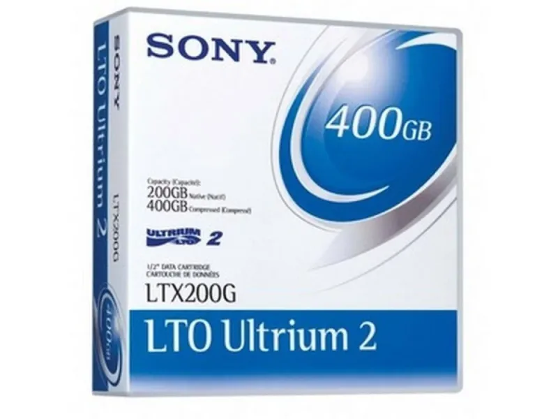 LTX200G-BC - Sony LTX200G LTO Ultrium 2 Barcoded Data Cartridge - LTO Ultrium LTO-2 - 200GB (Native) / 400GB (Compressed)