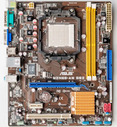 M2N68-AMSE2 - ASUS M2N68-AM SE2 Desktop Board nVIDIA GeForce 7025 Cool'n'Quiet Technology Socket AM2+ 1000MHz, 800MHz HT 4GB DDR2-1066/PC2-8500, DDR2-800/PC2-6400, DDR2-667/PC2-5300 Micro ATX
