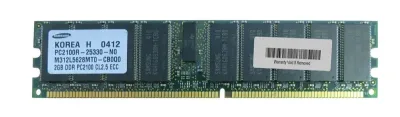 M312L5628DT0-CB0 - Samsung 2GB DDR-266MHz PC2100 ECC Registered CL2.5 184-Pin DIMM Memory Module