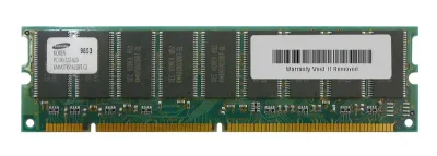 M366S1723DTS-C7AQ0 - Samsung 128MB 133MHz PC133 non-ECC Unbuffered CL3 168-Pin DIMM Memory Module