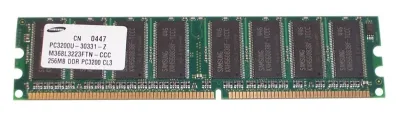 M368L3223FTN-CCC - Samsung 256MB DDR-400MHz PC3200 non-ECC Unbuffered CL3 184-Pin DIMM Memory Module