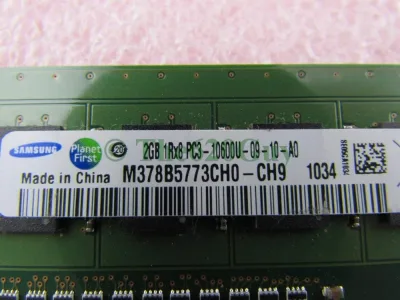 M378B5673DZ1-CH9 - Samsung 2GB DDR3-1333MHz PC3-10600 non-ECC Unbuffered CL9 240-Pin DIMM Dual Rank Memory Module