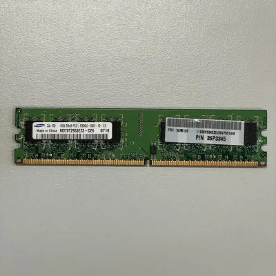 M378T2953CZ3-CE7 - Samsung 1GB DDR2-800MHz PC2-6400 non-ECC Unbuffered CL5 240-Pin DIMM Dual Rank Memory Module