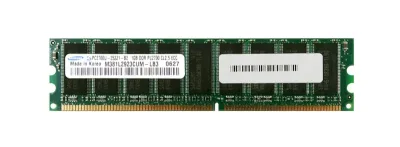 M381L2923CUM-LB3 - Samsung 1GB DDR-333MHz PC2700 ECC Unbuffered CL2.5 184-Pin DIMM Memory Module