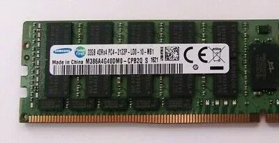 M386A4G40DM0-CPB0QE - Samsung 32GB DDR4-2133MHz PC4-17000 ECC Registered CL15 288-Pin Load Reduced DIMM 1.2V Quad Rank Memory Module