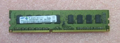M391T2953EZ3-CF7 - Samsung 1GB DDR2-800MHz PC2-6400 ECC Unbuffered CL6 240-Pin DIMM Dual Rank Memory Module