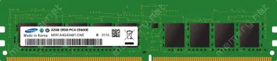M391T3253FG0-CCC - Samsung 256MB DDR2-400MHz PC2-3200 ECC Unbuffered CL3 240-Pin DIMM Memory Module