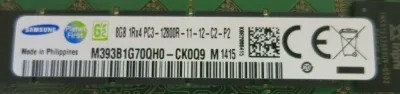 M392B5273CH0-CK0 - Samsung 4GB DDR3-1600MHz PC3-12800 ECC Registered CL11 240-Pin DIMM Very Low Profile (VLP) Dual Rank Memory Module