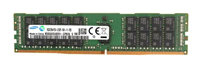M393A2G40EB1-CPB3Q - Samsung 16GB DDR4-2133MHz PC4-17000 ECC Registered CL15 288-Pin DIMM 1.2V Dual Rank Memory Module