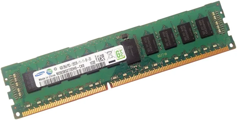 M393B5270DH0-YK0Q8 - Samsung 4GB DDR3-1600MHz PC3-12800 ECC Registered CL11 240-Pin DIMM 1.35V Low Voltage Memory Module