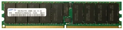 M393T5166AZ3-CD5 - Samsung 4GB DDR2-533MHz PC2-4200 ECC Registered CL4 240-Pin DIMM Dual Rank Memory Module