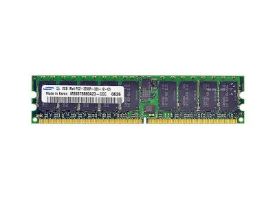 M393T5660AZ3-CCC - Samsung 2GB DDR2-400MHz PC2-3200 ECC Registered CL3 240-Pin DIMM Single Rank Memory Module