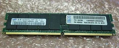 M393T5750GZA-CE6 - Samsung 2GB DDR2-667MHz PC2-5300 ECC Registered CL5 240-Pin DIMM Dual Rank Memory Module