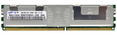 M395T5750GZ4-CE63 - Samsung 2GB DDR2-667MHz PC2-5300 Fully Buffered CL5 240-Pin DIMM 1.8V Dual Rank Memory Module