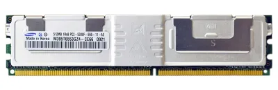 M395T6553GZ4-CE66 - Samsung 512MB DDR2-667MHz PC2-5300 ECC Fully Buffered CL5 240-Pin DIMM Single Rank Memory Module