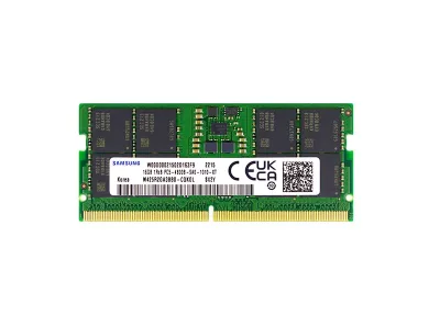 M425R2GA3BB0-CQK0L - Samsung 16GB DDR5-4800MHz/PC5-38400 Non-ECC Unbuffered CL40 262-Pin SODIMM 1.1V Single Rank Memory Module