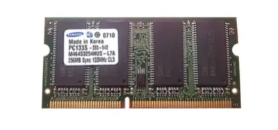 M464S3254HUS-L7A - Samsung 256MB 133MHz PC133 non-ECC Unbuffered CL3 144-Pin SDRAM SoDimm Memory Module