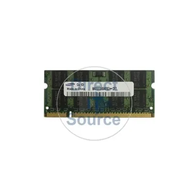 M470T2864FB3-CF7 - Samsung 1GB DDR2-800MHz PC2-6400 non-ECC Unbuffered CL6 200-Pin SoDimm Dual Rank Memory Module