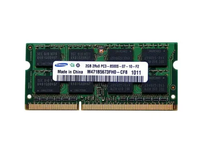 M471B5673FH0-CF8 - Samsung 2GB DDR3-1066MHz PC3-8500 non-ECC Unbuffered CL7 204-Pin SoDimm 1.35V Low Voltage Dual Rank Memory Module