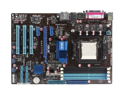 M4A77TD - ASUS Desktop Board AMD 770 HyperTransport Technology AM3 2600MHz HT 16GB DDR3 SDRAM DDR3-1333/PC3-10600, DDR3-1066/PC3-8500 ATX