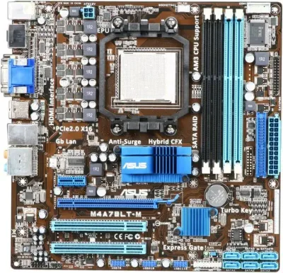 Asus M4A78LT-M/CM1630/DP Motherboard with AMD Athlon ll X2 220 Processor 2.80GHz 4GB RAM