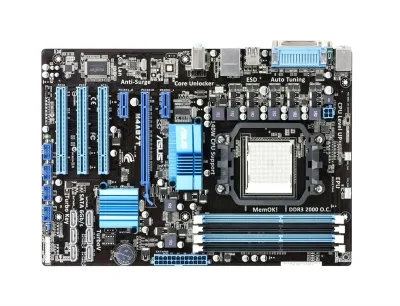 M4A87T - ASUS Desktop Motherboard AMD Socket AM3 PGA-941 ATX 1 x Processor Support 16GB DDR3 SDRAM Maximum RAM Serial ATA/600 Yes Controller 1 x PCIe x16 Slot