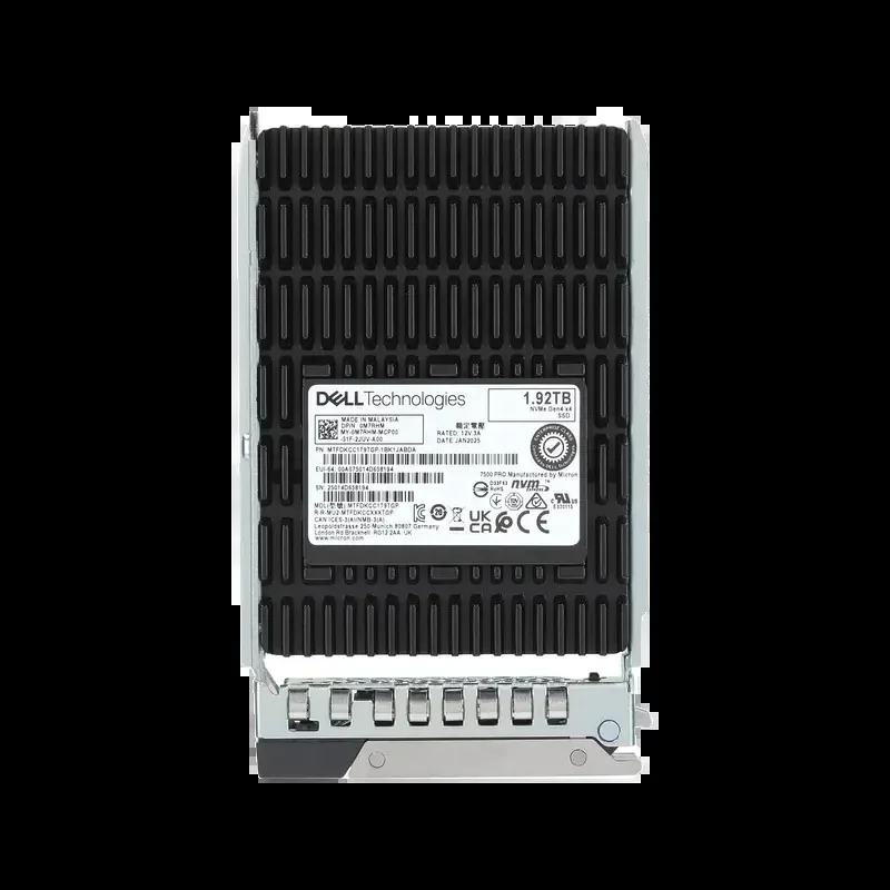 Dell M7RHM Dell 0M7RHM / M7RHM 1.92TB Triple-Level Cell PCI Express NVMe 4.0 x4 Read Intensive U.2 Data Center 2.5-Inch Solid State Drive. In Stock