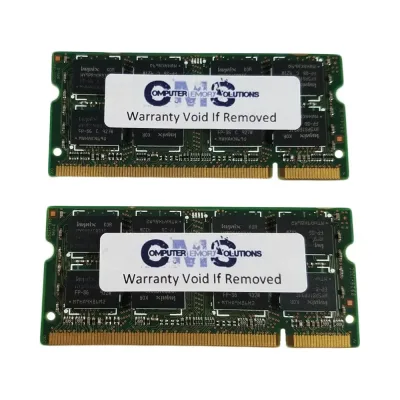 Apple MA369G/A 2GB Kit (2X1GB) DDR2-667MHz PC2-5300 Non-ECC Unbuffered CL5 200-Pin SODIMM 1.8V Dual Rank Memory