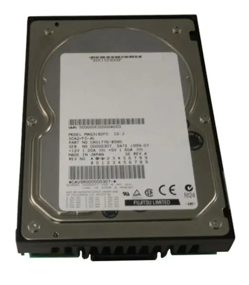 MAG3182FC - Toshiba MAG3182FC 18.20 GB 3.5 Internal Hard Drive - Fibre Channel - 10025 rpm - 2 MB Buffer - Hot Swappable
