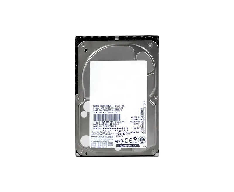 MAS3184NP - Fujitsu 18GB 15000RPM Ultra 320 SCSI 3.5-inch Hard Drive