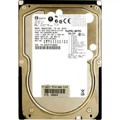 MAS336RNP - Fujitsu Enterprsie 36.7GB 15000RPM Ultra-320 SCSI 68-Pin 8MB Cache 3.5-inch Hard Disk Drive