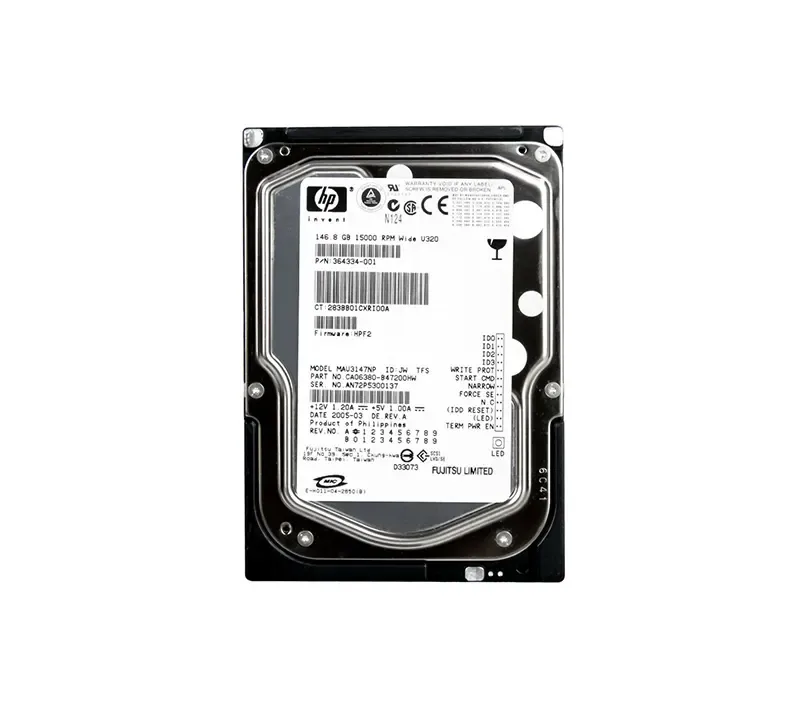 MAU3147NP - Toshiba Enterprise 147 GB 3.5 Internal Hard Drive - Ultra320 SCSI - 15000 rpm - 8 MB Buffer