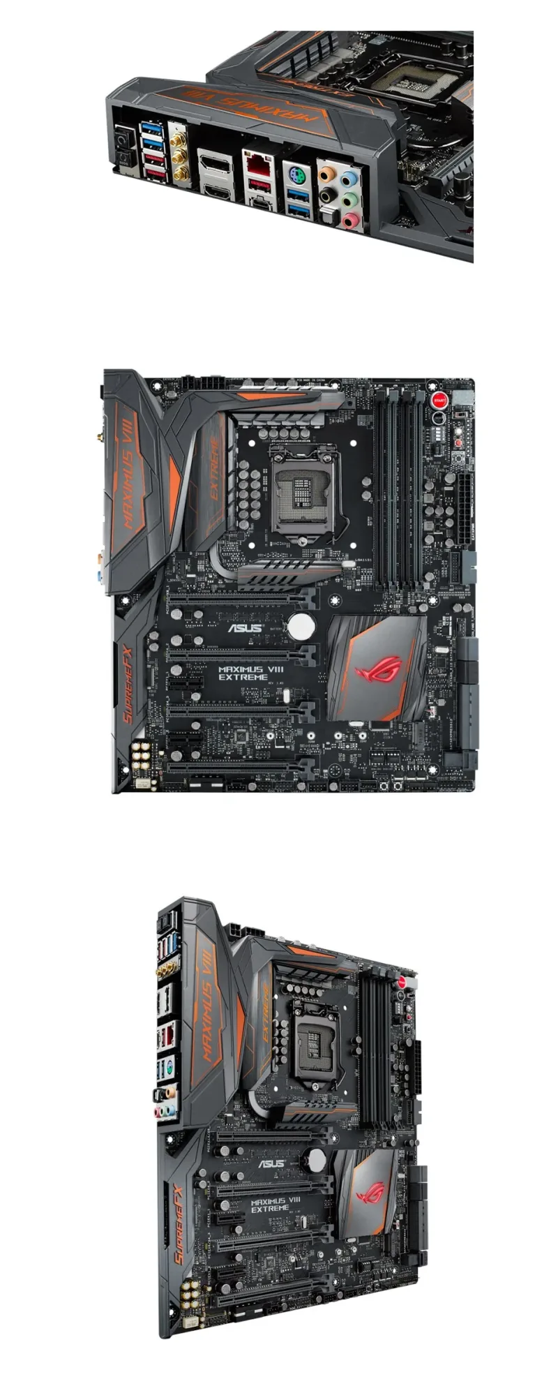 Asus MAXIMUSVIIIEXT/ASSMB Maximus VIII Extreme/Assembly CPNT 1151 I7 Z170 14NM 64GB DDR4 512MB