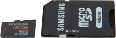 MB-MPAGA - Samsung Plus 16GB Class 10 microSDHC Flash Memory Card (Black)