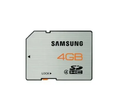 MB-SS4GA - Samsung 4GB Class 4 SDHC Flash Memory Card