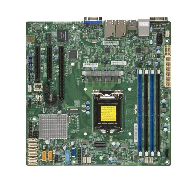 MBD-X11SSH-F-B Supermicro X11SSH-F-B LGA1151/ Intel C236/ DDR4/ SATA3&USB3.0/ V&2GbE/ MicroATX Server Motherboard